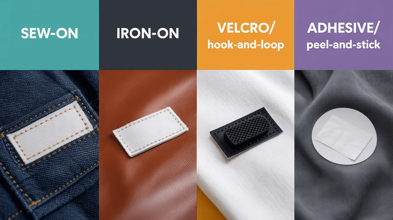 types of patch backing