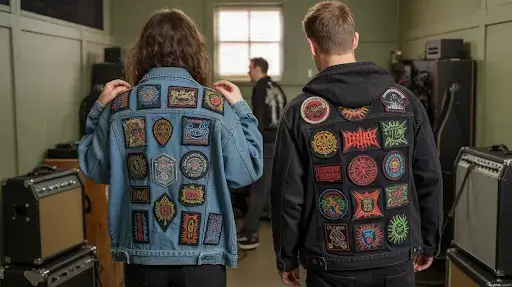 custom music band patches