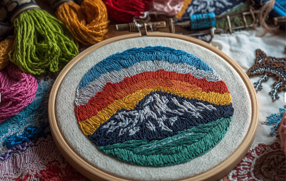 create embroidery patches